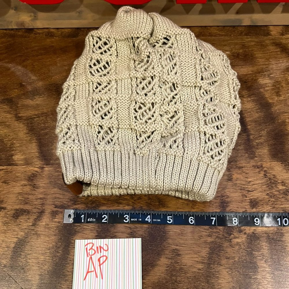 C&K Tan 3-1 knit hat